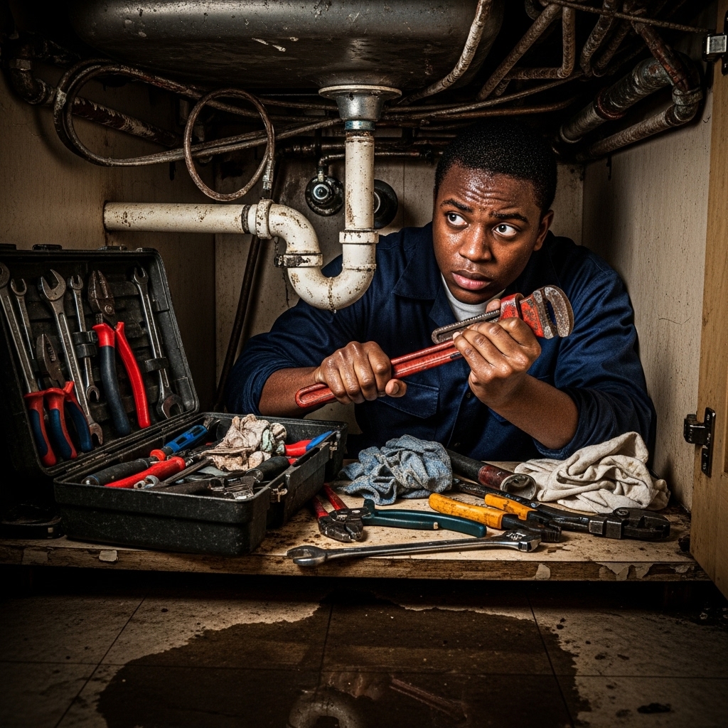 Newly installed sump pump in a clean basement corner.